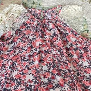 Flowy flower blouse